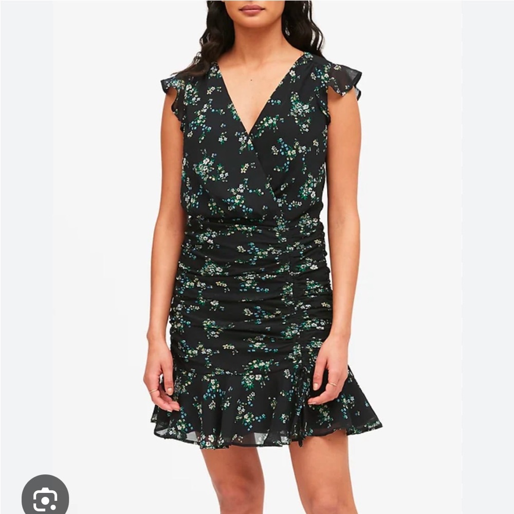 Banana Republic Black and White Bodycon Midi Dress
